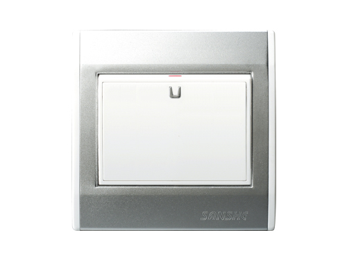 Graceful and luxurious, a single (double) control large button switch